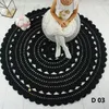 Kulatý háčkovaný koberec / průměr 100 cm / 5 mm bavlněný Náhled obrázku produktu 3