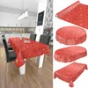 Tischdecke Wachstuch Weihnachten Rot Robust Wasserabweisend Produktbild-Vorschau 6