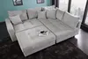 riess-ambiente Ecksofa KENT 220cm hellgrau Cord Couch Produktbild-Vorschau 6