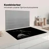 KitchenYeah© Herdabdeckplatte Hirsch - Schwarz - Porträt - Produktbild-Vorschau 3