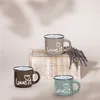 Set di 6 tazze da espresso in ceramica moderna marrone Anteprima dell’immagine prodotto 5