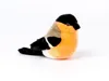 A plush toy bird is shown sitting on a white background. Produktbild-Vorschau