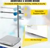 A laboratory heating magnetic stirrer with an adjustable support stand. Voir les images du produit