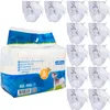 A package of dog diapers with several individual diapers displayed above it, set against a white background. Produktbild-Vorschau