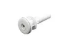 A white plastic pool fitting on a white background. Produktbild-Vorschau