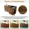 MODFU Kommode mit Marmor-Optik Platte und Offene Ablage, Produktbild-Vorschau 4