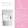 Kakaobutter (Kakaofett) 100% desodoriert in Drops 100g– Produktbild-Vorschau 3