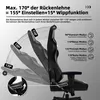 Chaise de gaming Adormii, chaise de bureau ergonomique, Voir les images du produit 4