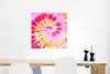 MuchoWow® Poster Krawattenfärbung - Rosa - Lila 50x50 cm - Produktbild-Vorschau 5