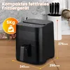 Extralink Air Fryer Dual Basket 10 l Heißluftfritteuse 2500 Produktbild-Vorschau 9
