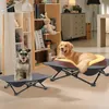 JOIEYOU Hundebett Katzenbett 87x87x33 cm Faltbar Erhöhtes Produktbild-Vorschau 4