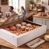 KAPAK 5er Kuchen Transportbox Weiß mit Sichtfenster 40x30x9 Produktbild-Vorschau 3