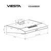 VIESTA® VDU6080SR Unterbau-Dunstabzugshaube 60 cm Edelstahl Produktbild-Vorschau 5