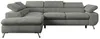 Ecksofa Sofa Grau, Wohnlandschaft L-Form mit Schlaffunktion Produktbild-Vorschau 7