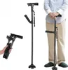 Gehstock verstellbar ausziehbar 86-96 cm - mit LED-Lampe & Produktbild-Vorschau 1