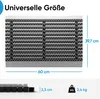 Fußmatte außen alu mit Bürsten grau, Schmutzfangmatte 40 x Produktbild-Vorschau 5
