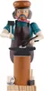 Schmied (16cm) Räuchermann von Dregeno Seiffen Produktbild-Vorschau 2