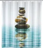 WENKO Sprchový záves Krúžky do vane MEDITÁCIA 180x200 cm Náhľad obrázku produktu 1