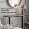 IvoQ Industrialna konsola - stolik konsolowy drewno i metal Podgląd zdjęcia produktu 6