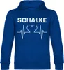 multifanshop Kapuzen Sweatshirt - Schalke - Herzschlag, Produktbild-Vorschau 1