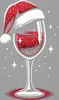 Wein Weihnachtsmütze Weinglas Winzer Weinliebhaber - Produktbild-Vorschau 3
