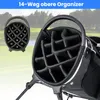 Sacca da golf COSTWAY, sacca da golf con 14 scomparti e 6 Anteprima dell’immagine prodotto 4