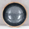 Schüssel 21cm Mango Holz Grau Perlmutt Emaille Schale Bowl Produktbild-Vorschau 4
