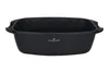 A black baking dish with handles, shown from a front-facing, slightly elevated angle against a white background. Podgląd zdjęcia produktu