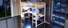 Gaming-Hochbett 90x200, Schreibtisch, Tastaturablage, Produktbild-Vorschau 10