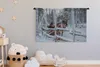 MuchoWow® Wandteppich Wandbehang Ein Rentier im Dorf des Produktbild-Vorschau 3
