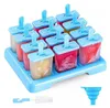 12er Set wiederverwendbare Eisformen, BPA-frei, mit Produktbild-Vorschau 3