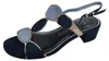 MARCO TOZZI Damen Sandale Textil Sandalette Metallic Produktbild-Vorschau 9