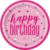 18. Geburtstag Partyset Einweggeschirr rosa pink 48 tlg. Produktbild-Vorschau 3