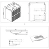 Waschbeckenunterschrank, Unterschrank, Badezimmerschrank, Produktbild-Vorschau 14