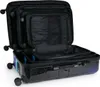 Three suitcases nested inside each other, with the largest one open. Voir les images du produit