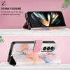 Galaxy Z Fold3 Hülle, Marmor Motiv Kunstleder Tasche Wallet Produktbild-Vorschau 3