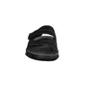 A black sandal is shown from the front on a white background. Anteprima dell’immagine prodotto