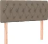 Boxspringbett mit Matratze Taupe 90x200 cm Stoff Produktbild-Vorschau 5