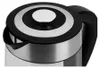 Close-up view of the top of a stainless steel electric kettle. Produktbild-Vorschau