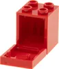1x Lego Schrank Container Box 2x2x2 rot Tür Briefschlitz Produktbild-Vorschau 2