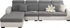 (Grau, Rückseite S) Couchkissenbezüge für Schnittsofas, Produktbild-Vorschau 1
