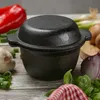 All'Grill Gusseisentopf mit Deckel Ø 10 x 9 cm und Produktbild-Vorschau 7