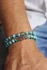 2-teiliges Armband mit Buddha Kopf, Naturstein, Damen Produktbild-Vorschau 3