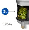 Philips Airfryer serie 3000 met twee manden (NA353/10) Productafbeelding-voorbeeld 8