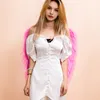 Damen-Engelsflügel mit Federn, Halloween, Fee, Cosplay, Produktbild-Vorschau 3