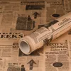 Geschenkpapier Zeitung, Braun,  0,70 x 10 m, Kraftpapier - Produktbild-Vorschau 1