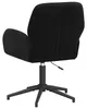 Chaise de bureau vidaXL, 54 x 55 x 90 cm, noire, revêtue de Voir les images du produit 5