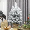 HOMCOM Mini kunstkerstboom, 60 cm, kunststof dennenboom met Productafbeelding-voorbeeld 2