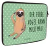Mr. & Mrs. Panda Laptop Tasche Faultier Vogel 20 x 28 cm - Produktbild-Vorschau 3