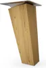 4x sossai Holzfüße eckig - schräge Ausführung 12cm Eiche Produktbild-Vorschau 2